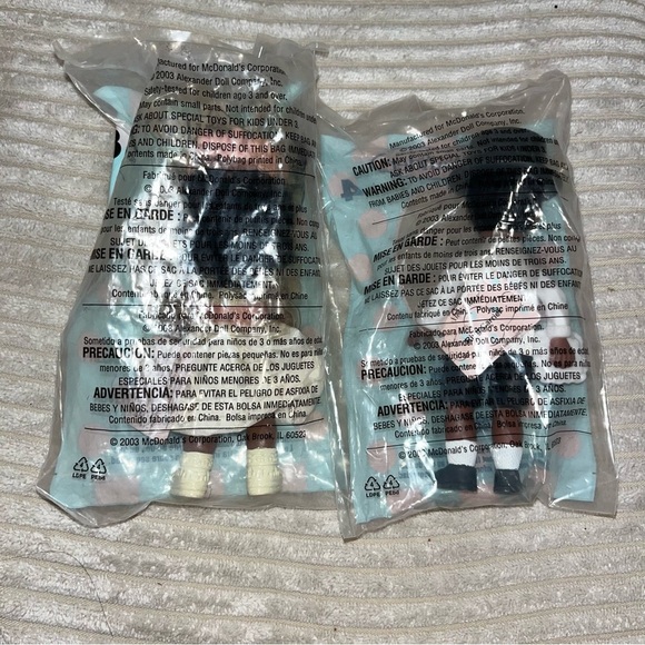 McDonald’s happy meal toys Madame Alexander Wedding Lot White and Black dolls - Picture 3 of 7